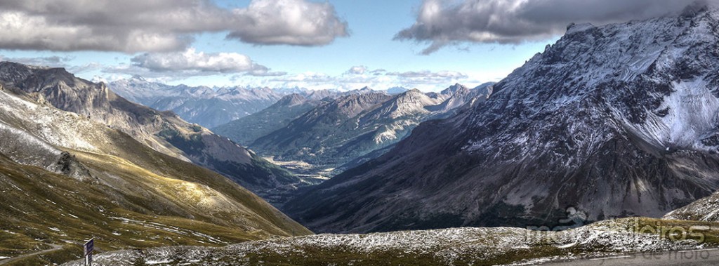 Vista do pico Col du Galibier, na Rota dos Grandes Alpes