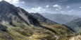 Vista da Passagem de Tourmalet, no Parque Nacional dos Pireneus (Col de la Tourmalet)